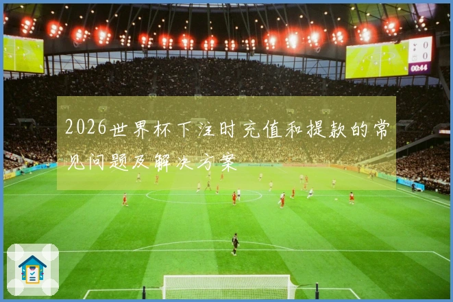 2026世界杯下注时充值和提款的常见问题及解决方案